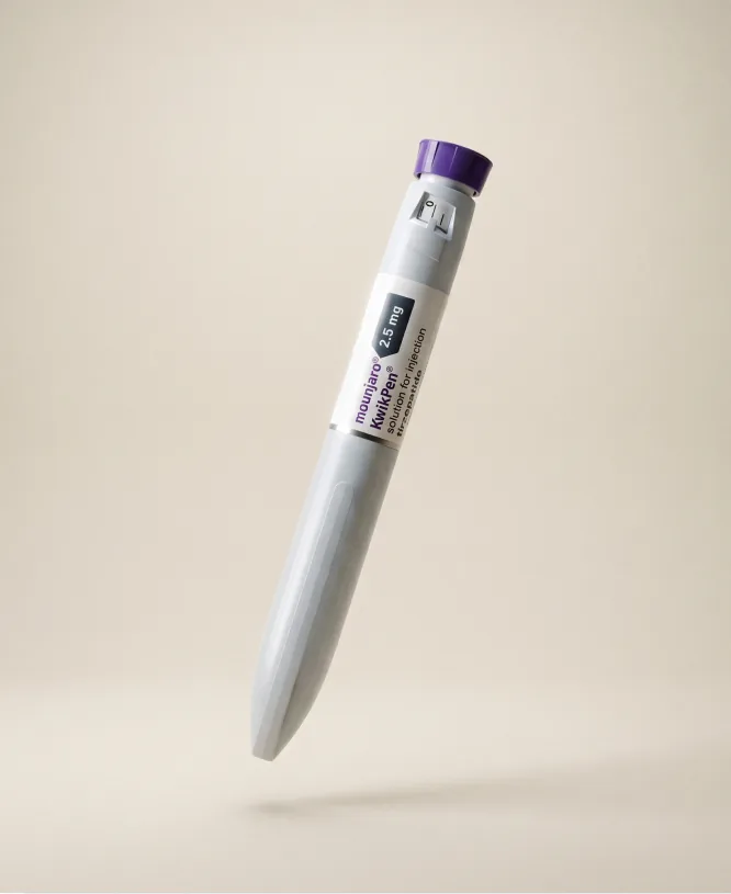 A weekly weight loss injection pen